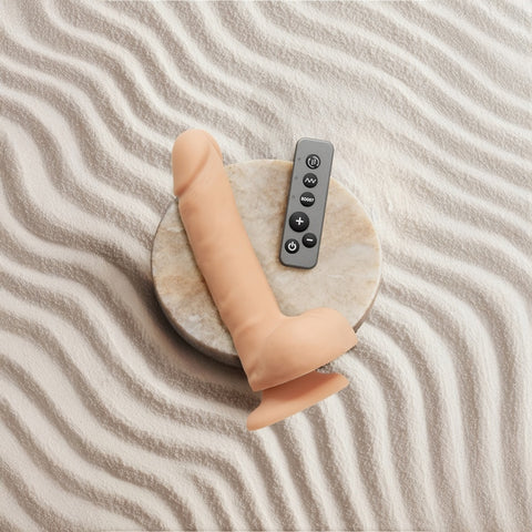 Rotating and Vibrating Realistic Dildo by Strap-on-me - Vibrating Dildos