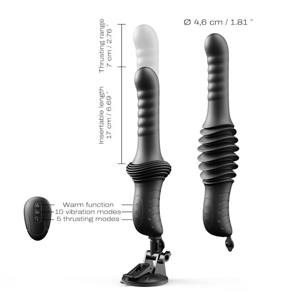 Marc DORCEL Deep Orgasm Remote Control Thrusting Machine - Sex Machines
