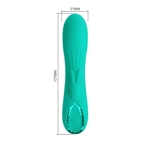 Rechargeable DJ Stick Seafoam Rabbit Vibrator by Baile - Rabbit Vibrators