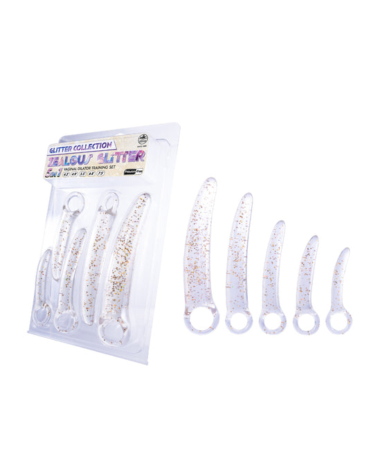 Zealous Glitter TPE Dilator Kit by NANMA Love Egg - Love Eggs and Kegel Exercisers