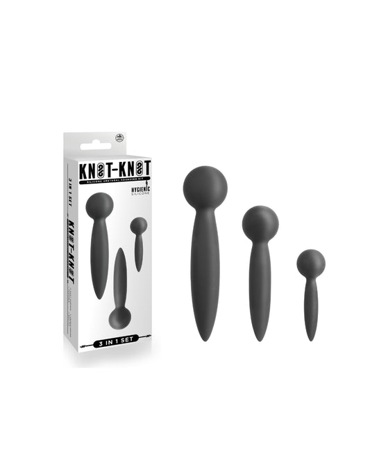 Knot-Knot Silicone Urethral Plug Set by NANMA - Urethral Sounds