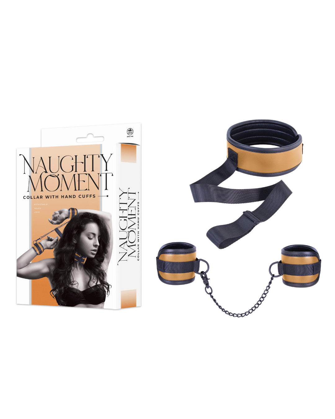 Nanma Naughty Moment BDSM Collar With Hand Cuffs - Cuffs And Restraints
