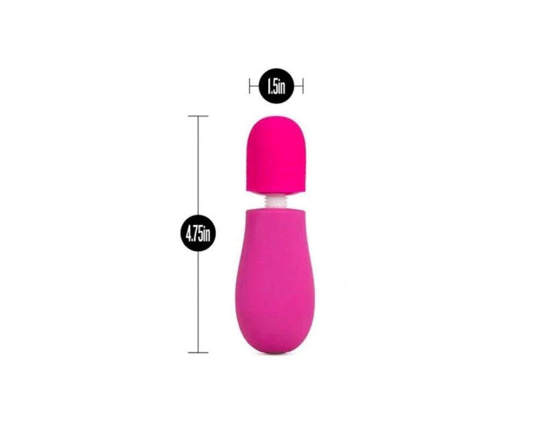Rose Petite Massage Body Wand Vibrator Pink - Body Wands