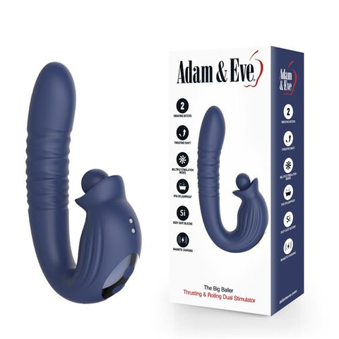 THE BIG BALLER Rabbit Vibrator by Adam & Eve Sextoys - Rabbit Vibrators