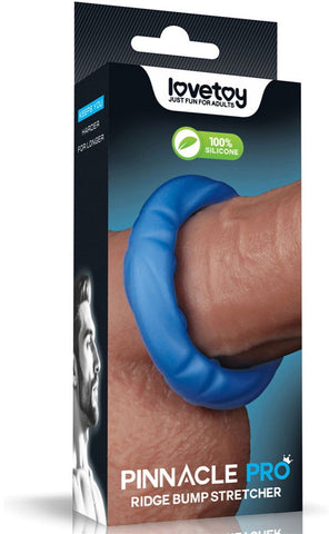 Ridge Bump Stretcher Cock Ring by Lovetoy - Stretchy Cock Rings