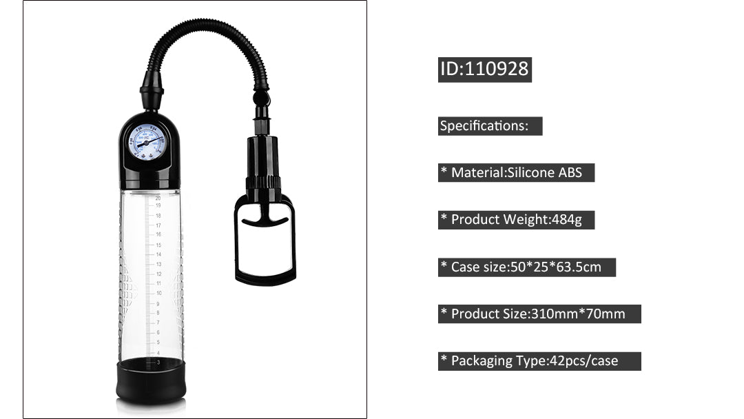 Shenzhen Canwin MEN Pull Rod Penis Pump with Gauge - Penis Pumps And Stretchers