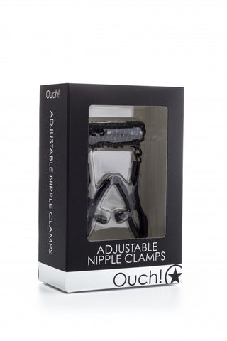 Adjustable Womens Nipple Clamps by Shots Toys - Nipple and Clit Clamps