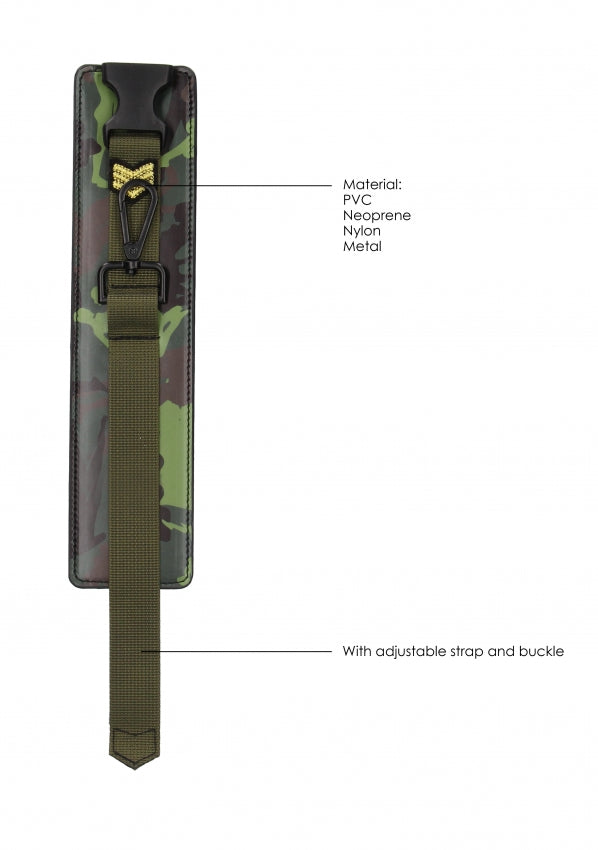 Shots Toys Army Theme Fetish Play Ankle Cuffs - Cuffs And Restraints