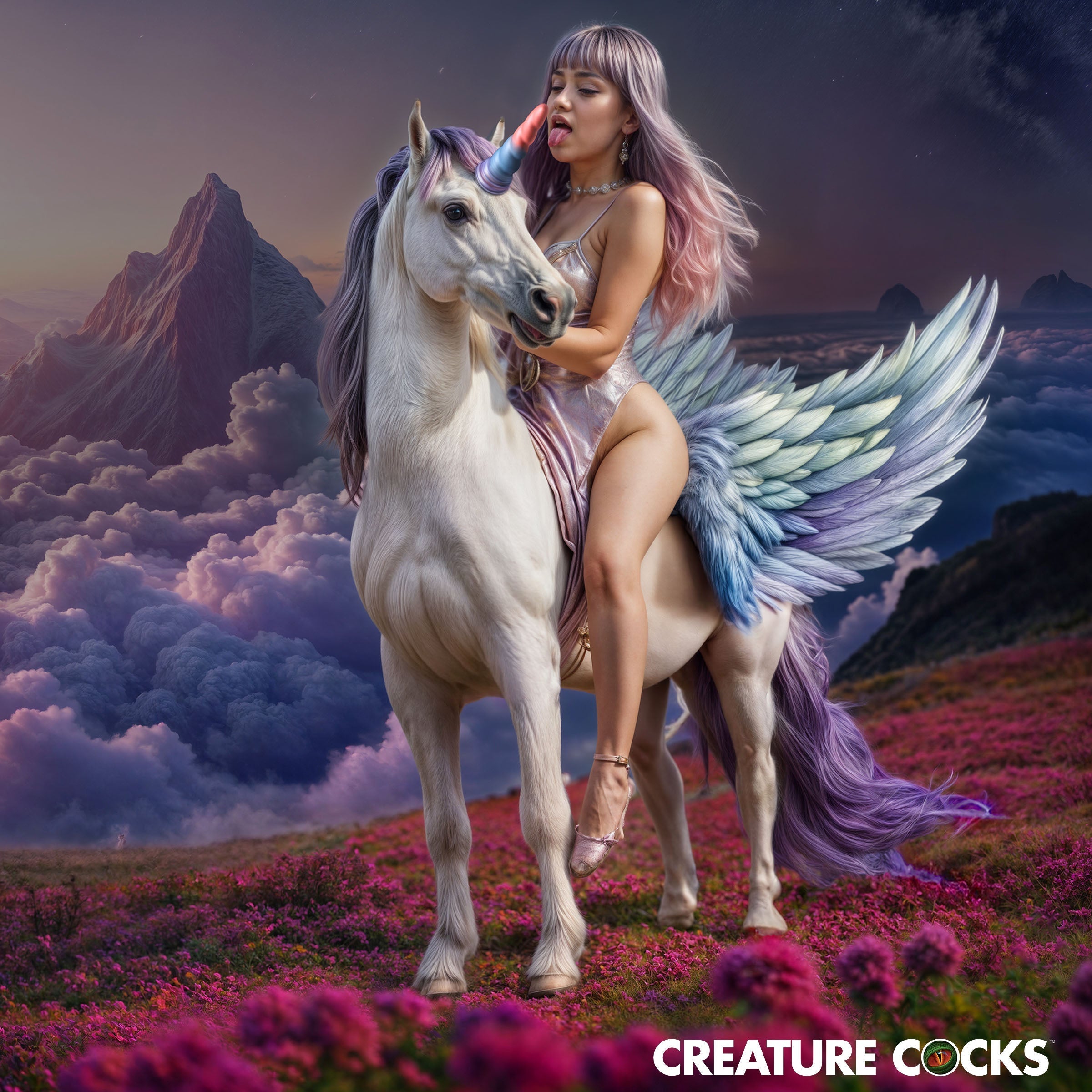 XR Brands Dream Rider Creature Silicone Dildo - Realistic Dildos