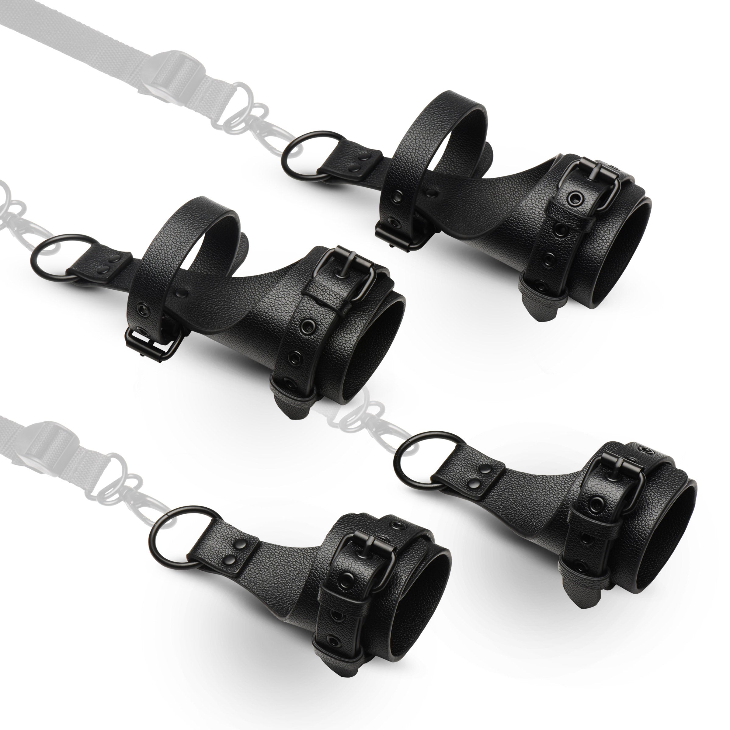 XR Brands Master Series All Access Bed Restraint Kit - Bondage Kits