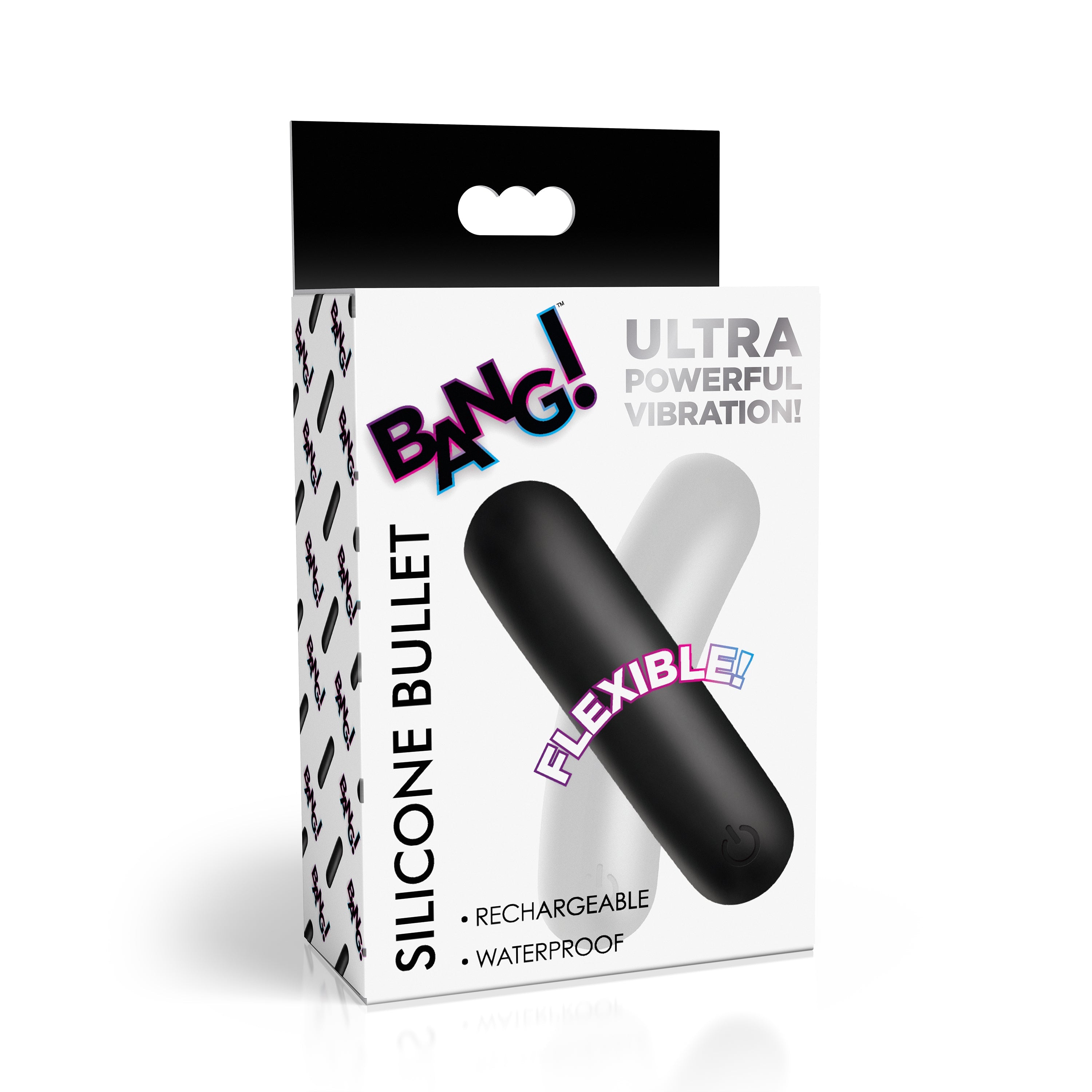 XR Brands BANG! Flexible Silicone Bullet Vibrator - Bullet Vibrators