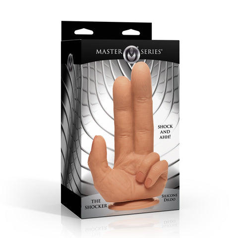 Master Series The Shocker Finger Dildo by XR Brands - Realistic Dildos