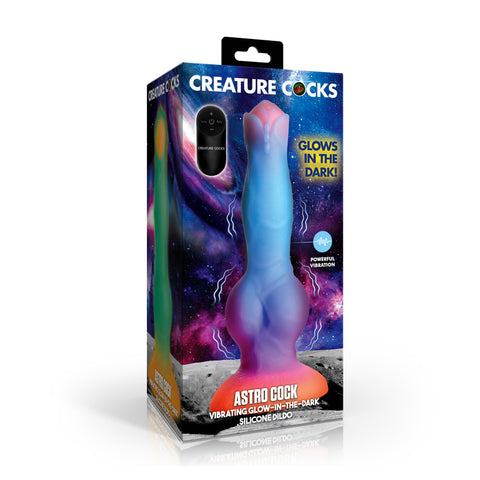 Creature Cocks Astro Cock Vibrating Dildo by XR Brands - Vibrating Dildos