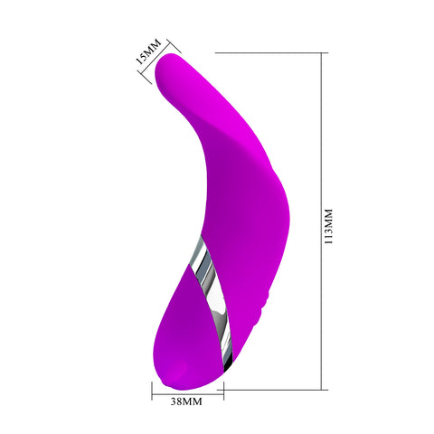 Cute Rechargeable Lay-on G-Spot Vibrator by Baile - G-Spot Vibrators