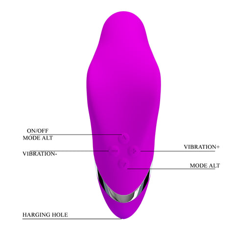 Cute Rechargeable Lay-on G-Spot Vibrator by Baile - G-Spot Vibrators