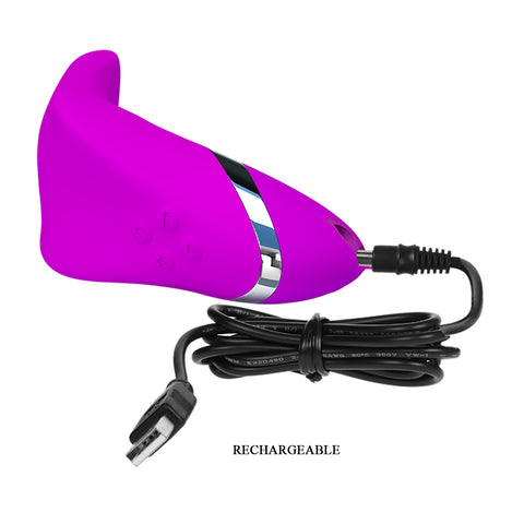 Cute Rechargeable Lay-on G-Spot Vibrator by Baile - G-Spot Vibrators