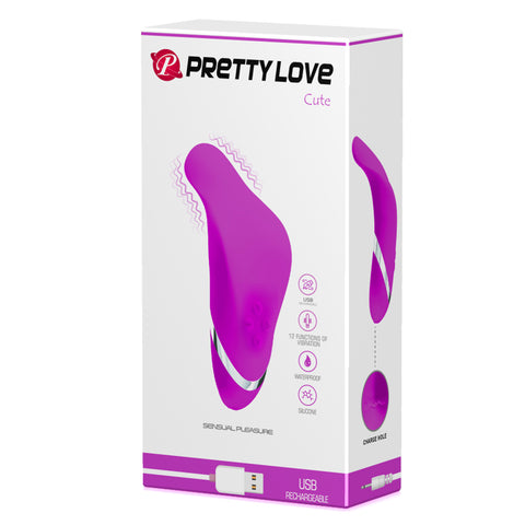 Cute Rechargeable Lay-on G-Spot Vibrator by Baile - G-Spot Vibrators