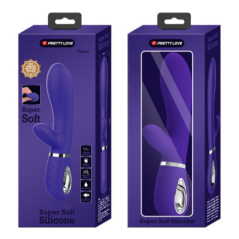Pretty Love THOMAS Soft Silicone Rabbit Vibrator by Baile - Rabbit Vibrators