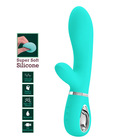 Pretty Love THOMAS Soft Silicone Rabbit Vibrator by Baile - Rabbit Vibrators