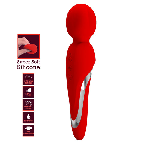 Pretty Love WALTER Super Soft Silicone Wand Massager - Body Wands