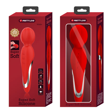 Pretty Love WALTER Super Soft Silicone Wand Massager - Body Wands