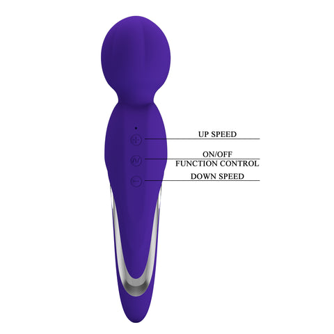Pretty Love WALTER Super Soft Silicone Wand Massager - Body Wands