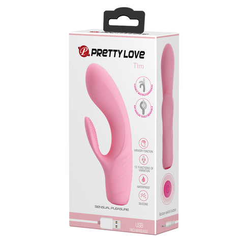 Rechargeable Tim Rabbit Vibrator Purple by Baile - Rabbit Vibrators