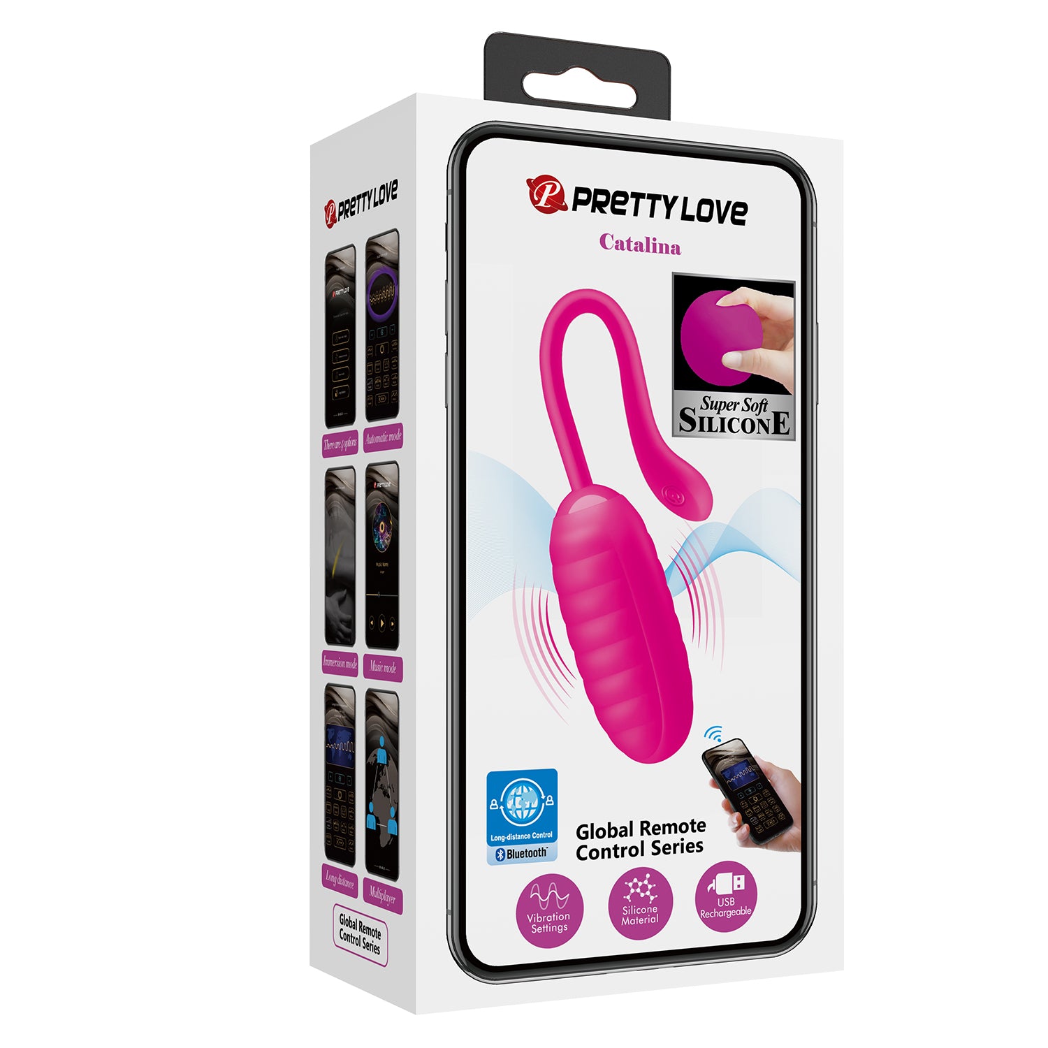 Baile Catalina App Controlled Vibrating Egg Massager - Love Eggs and Kegel Exercisers