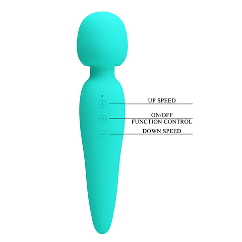 Pretty Love MEREDITH Silicone Body Wand Vibrator - Body Wands