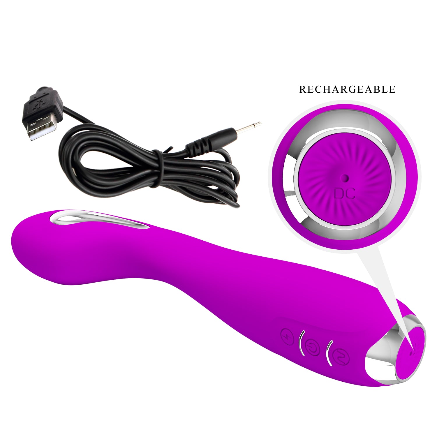Baile Hector Mobile APP Control Electric Stimulation Vibe - G-Spot Vibrators