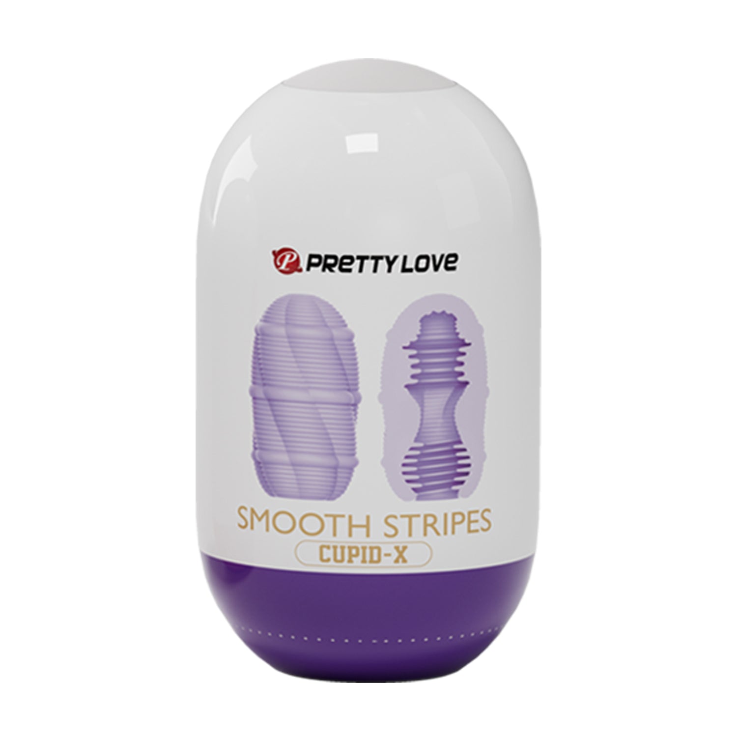 Baile Smooth Stripes Cupid X Male Masturbator Sleeve - Masturbators and Strokers
