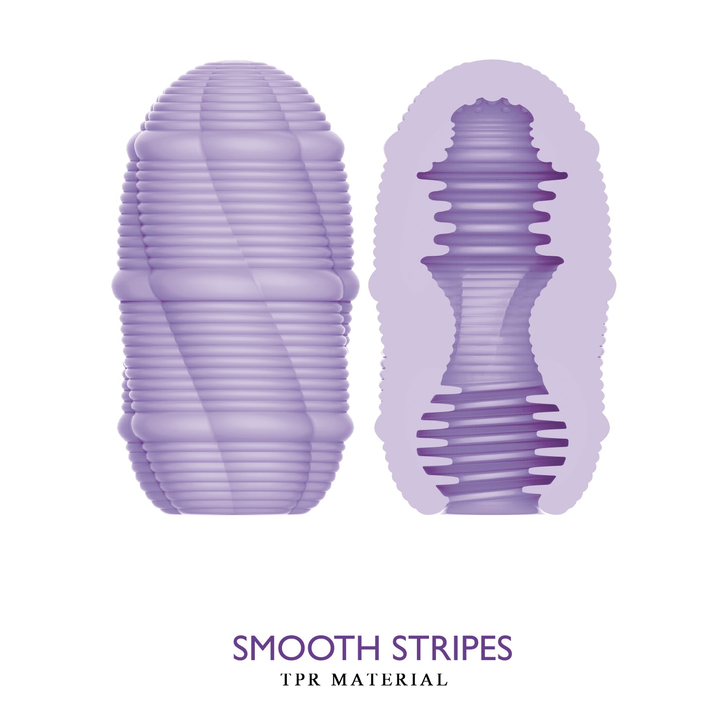 Baile Smooth Stripes Cupid X Male Masturbator Sleeve - Masturbators and Strokers