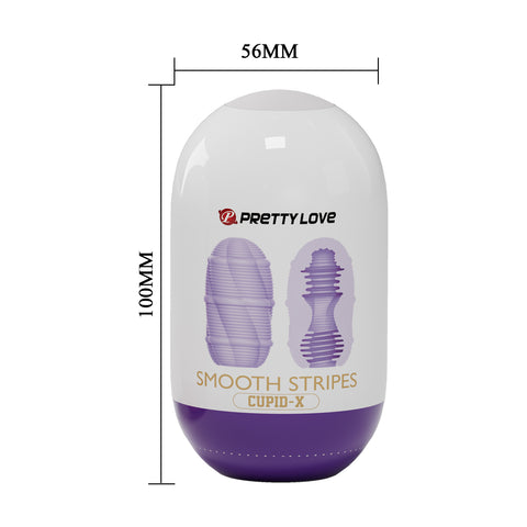 Smooth Stripes Cupid X Male Masturbator Sleeve by Baile - Masturbators and Strokers