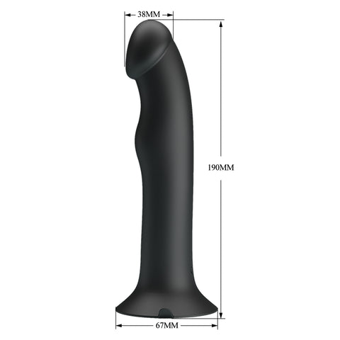 Murray Vibrating and Pulsating Silicone Dildo by Baile - Vibrating Dildos