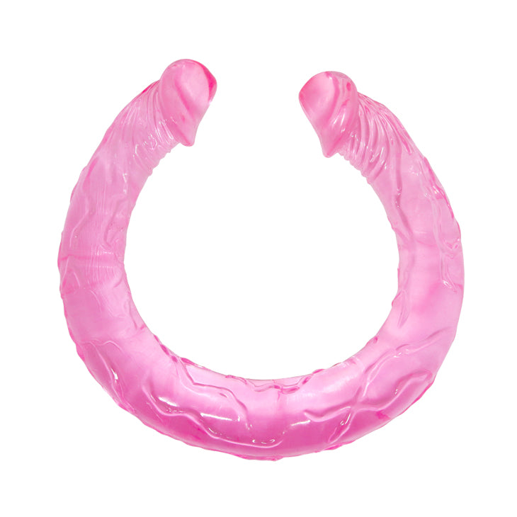 Baile Dual Ended Waterproof Realistic TPR Dildo - Double Ender