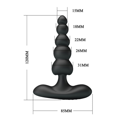 Corban Rechargeable Butt Plug by Baile - Butt Plugs