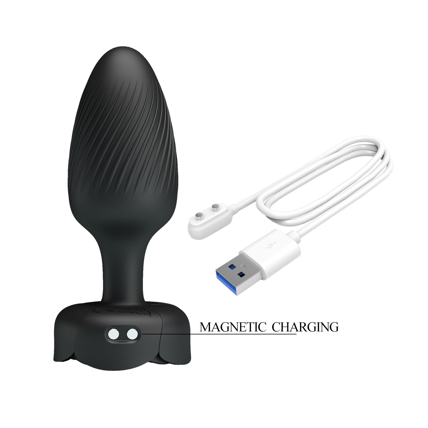 Varian Light-Up Rechargeable Anal Plug by Baile - Butt Plugs