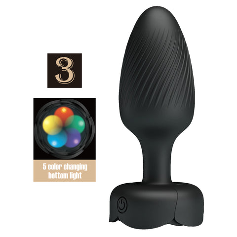 Osborn Light-Up Rechargeable Butt Plug by Baile - Butt Plugs