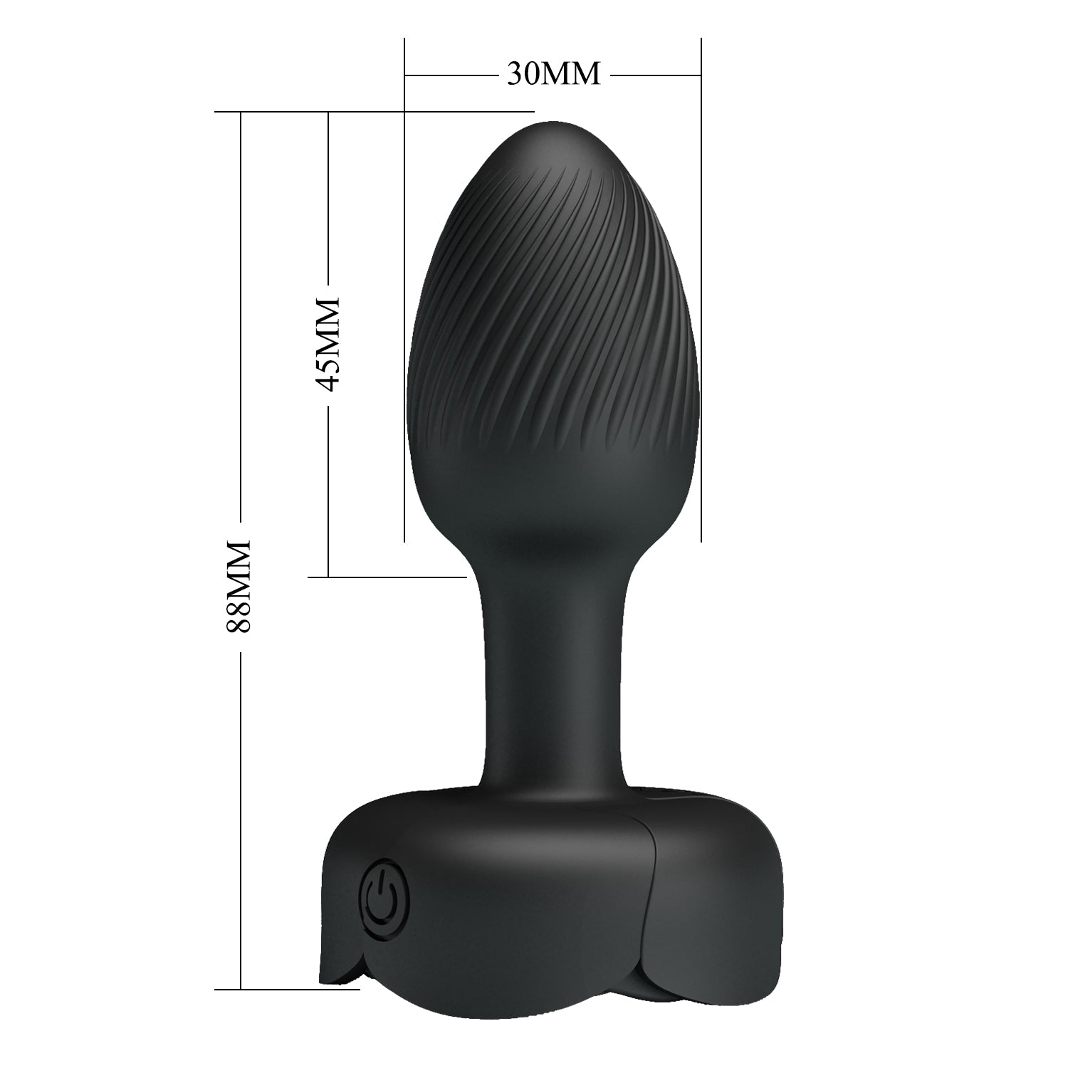 Baile Olman Light-Up Rechargeable Butt Play Plug - Butt Plugs