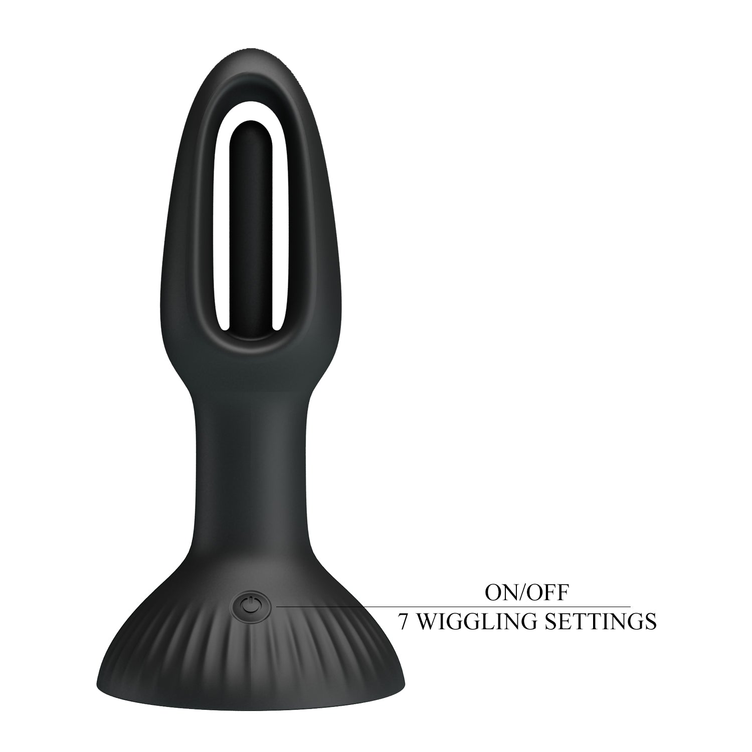 Baile Hubert Vibrating and Wiggling Butt Plug - Butt Plugs