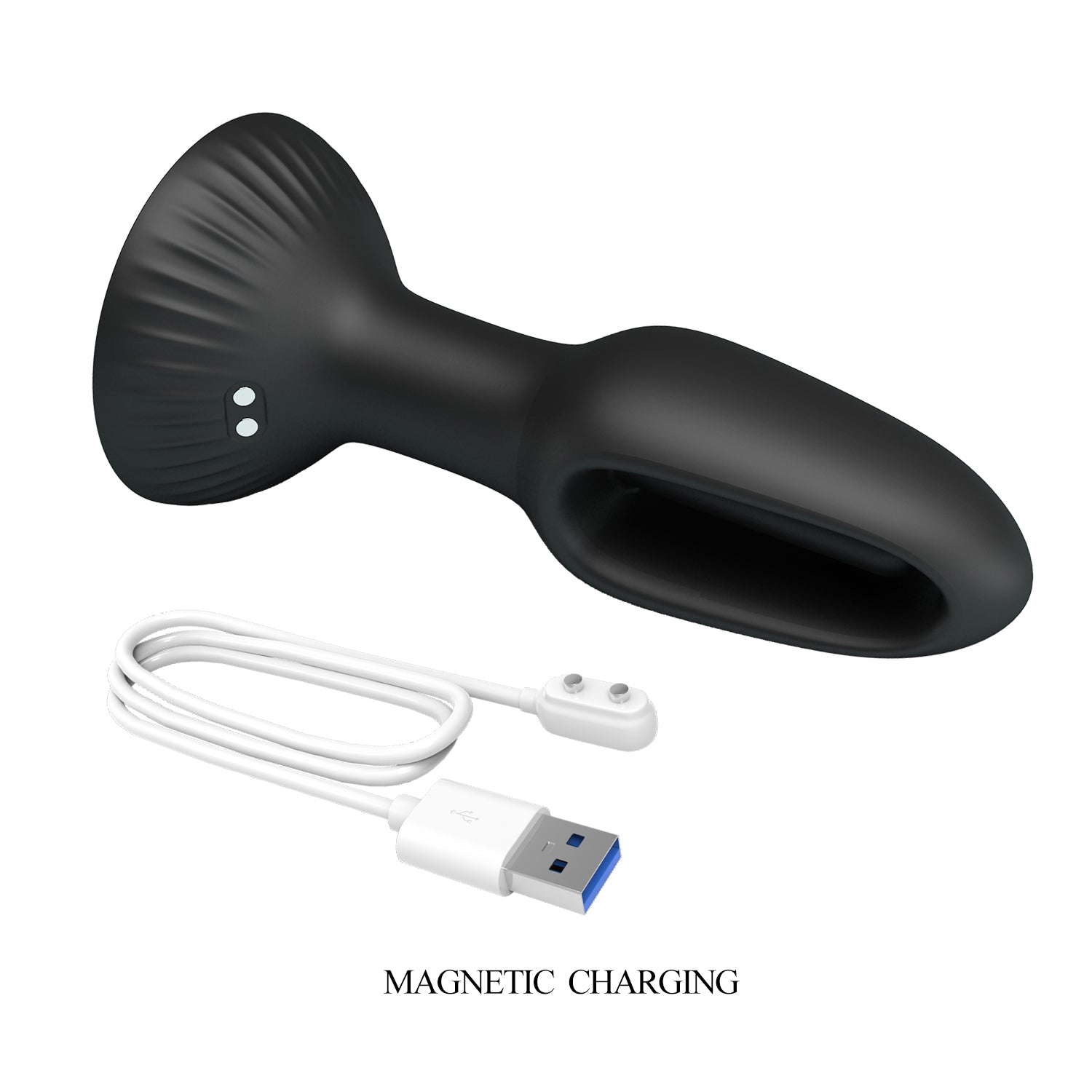 Baile Hubert Vibrating and Wiggling Butt Plug - Butt Plugs