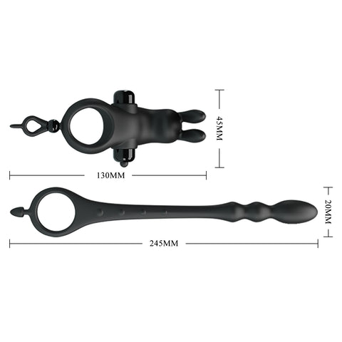 V 10 Speed Mens Vibrating Penis Sleeve by Baile - Penis Sleeves and Extenders