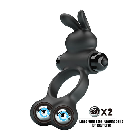 Yusuf Vibrating Cockring with Steele Balls by Baile - Vibrating Cock Rings