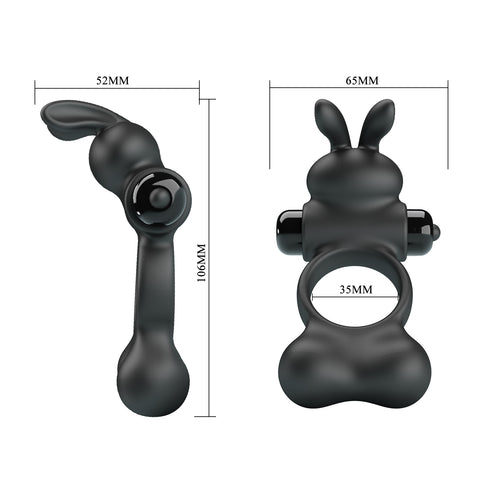Yusuf Vibrating Cockring with Steele Balls by Baile - Vibrating Cock Rings