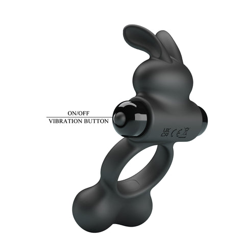 Yusuf Vibrating Cockring with Steele Balls by Baile - Vibrating Cock Rings
