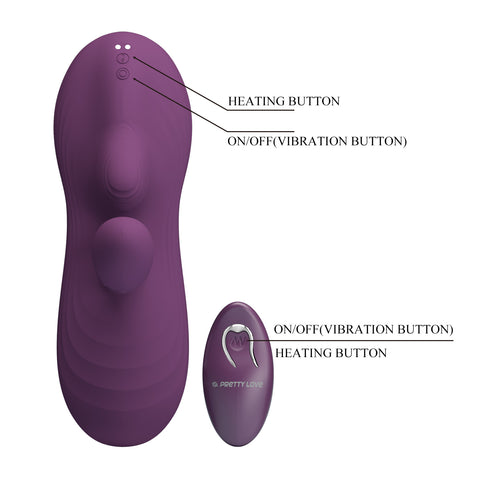 Luka Rechargeable Remote Control Love Pad Vibrator - G-Spot Vibrators