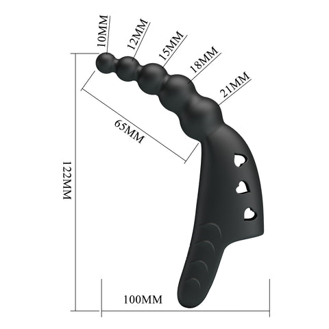 Rechargeable Honey Finger Jordin Finger Vibrator by Baile - Finger and Tongue Vibrators