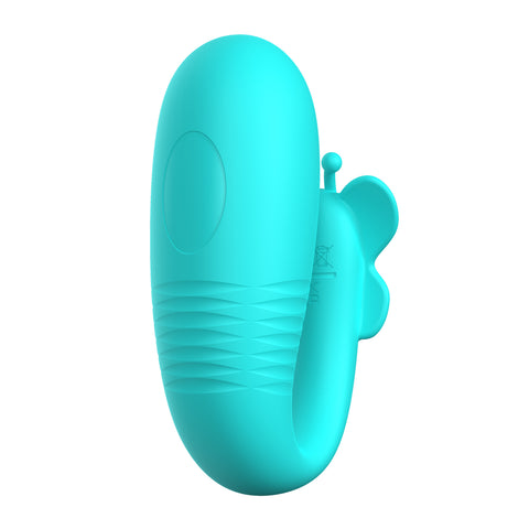 Rechargeable Remote Remi Seafoam Clit Vibrator by Baile - Clit Ticklers and Pulsators