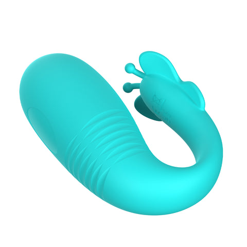 Rechargeable Remote Remi Seafoam Clit Vibrator by Baile - Clit Ticklers and Pulsators