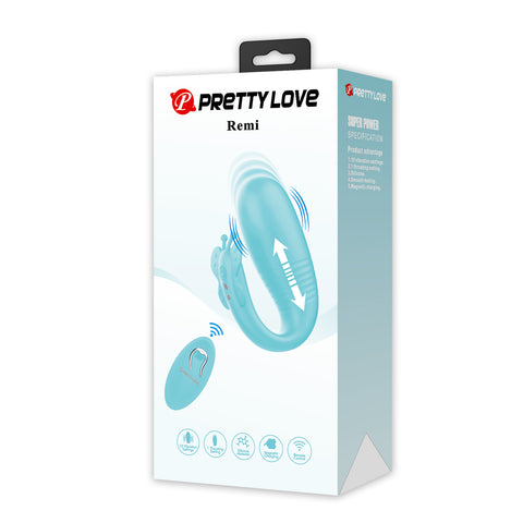 Rechargeable Remote Remi Seafoam Clit Vibrator by Baile - Clit Ticklers and Pulsators